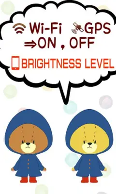 Battery widget TINY TWIN BEARS android App screenshot 0