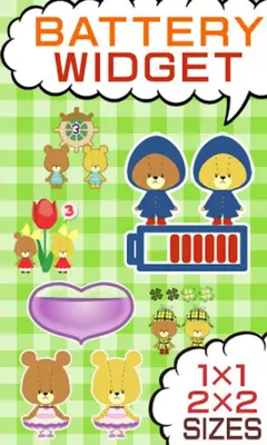 Battery widget TINY TWIN BEARS android App screenshot 3